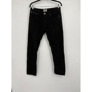 Rustic Dime Jeans Mens 30 Japanese Selvedge black Denim Dark Wash USA Made